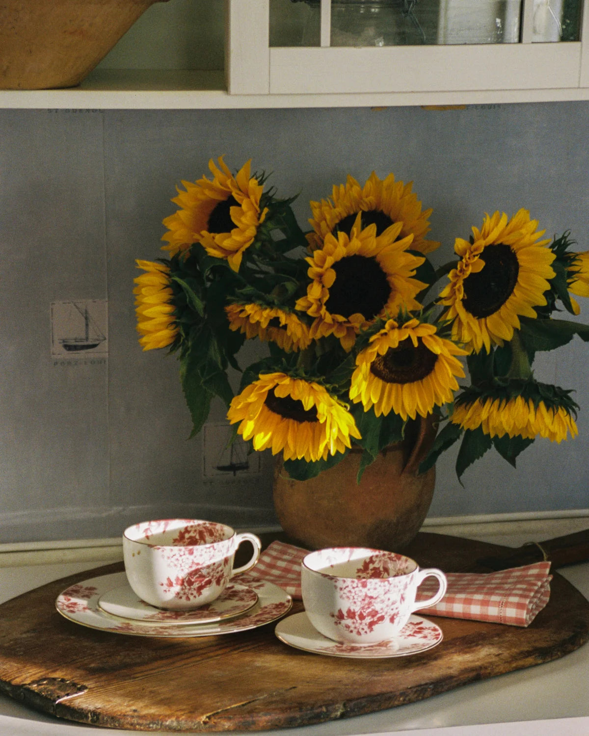 byTimo Tea Cup and Sauser, Burgundy