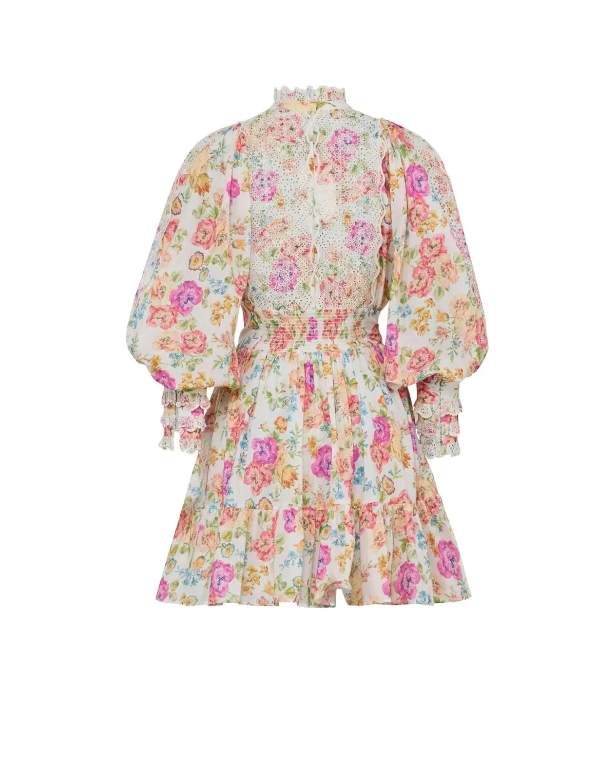 BY TIMO Cotton slub, mini dress, flora