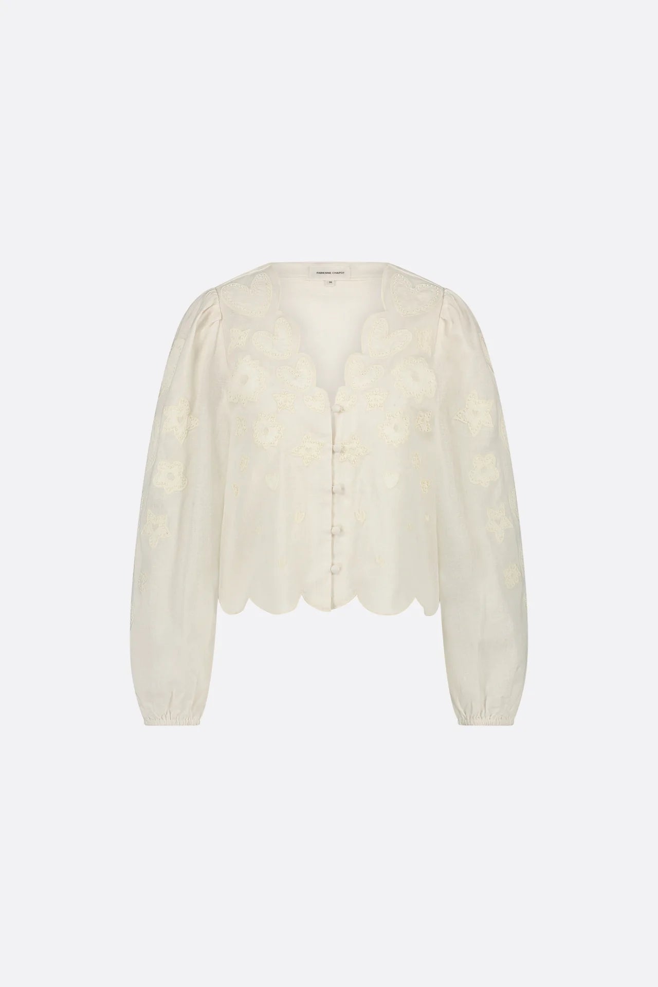 FABIENNE CHAPOT Rani Bluse, Cozy white
