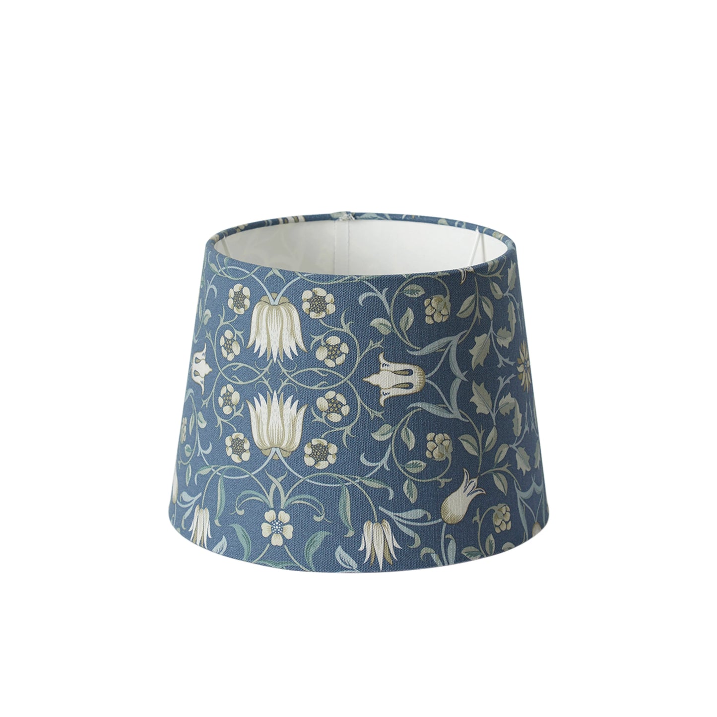 Lampeskjerm Qvist Classic Round, William Morris Holland Park, blå, 22 cm