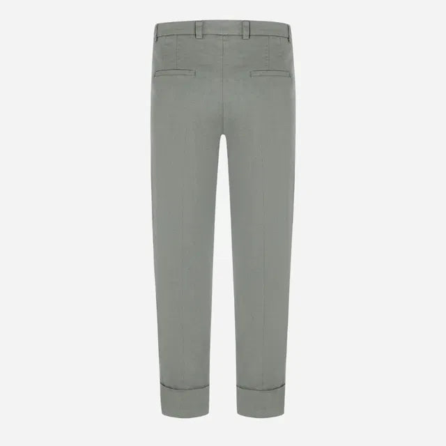 Cambio Krystal lin bukse, shadow green