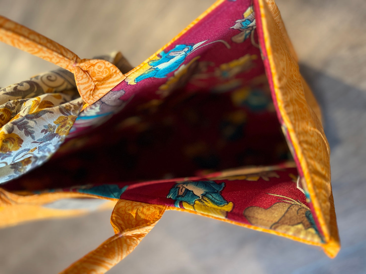 I WAS A SARI tote bag