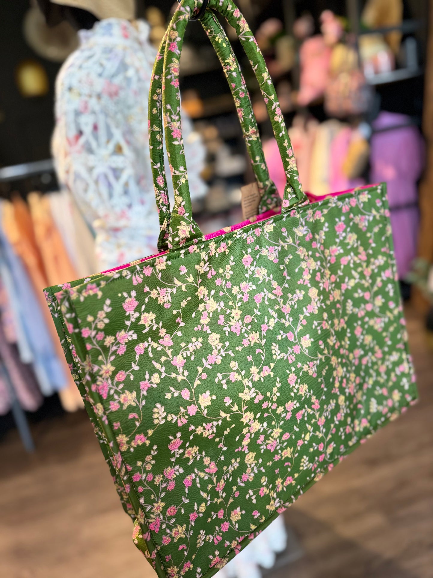 I WAS A SARI tote bag