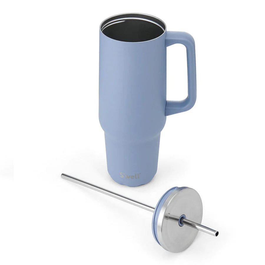 S'WELL TUMBLER XL, 40 OZ HYDRENGEA BLUE