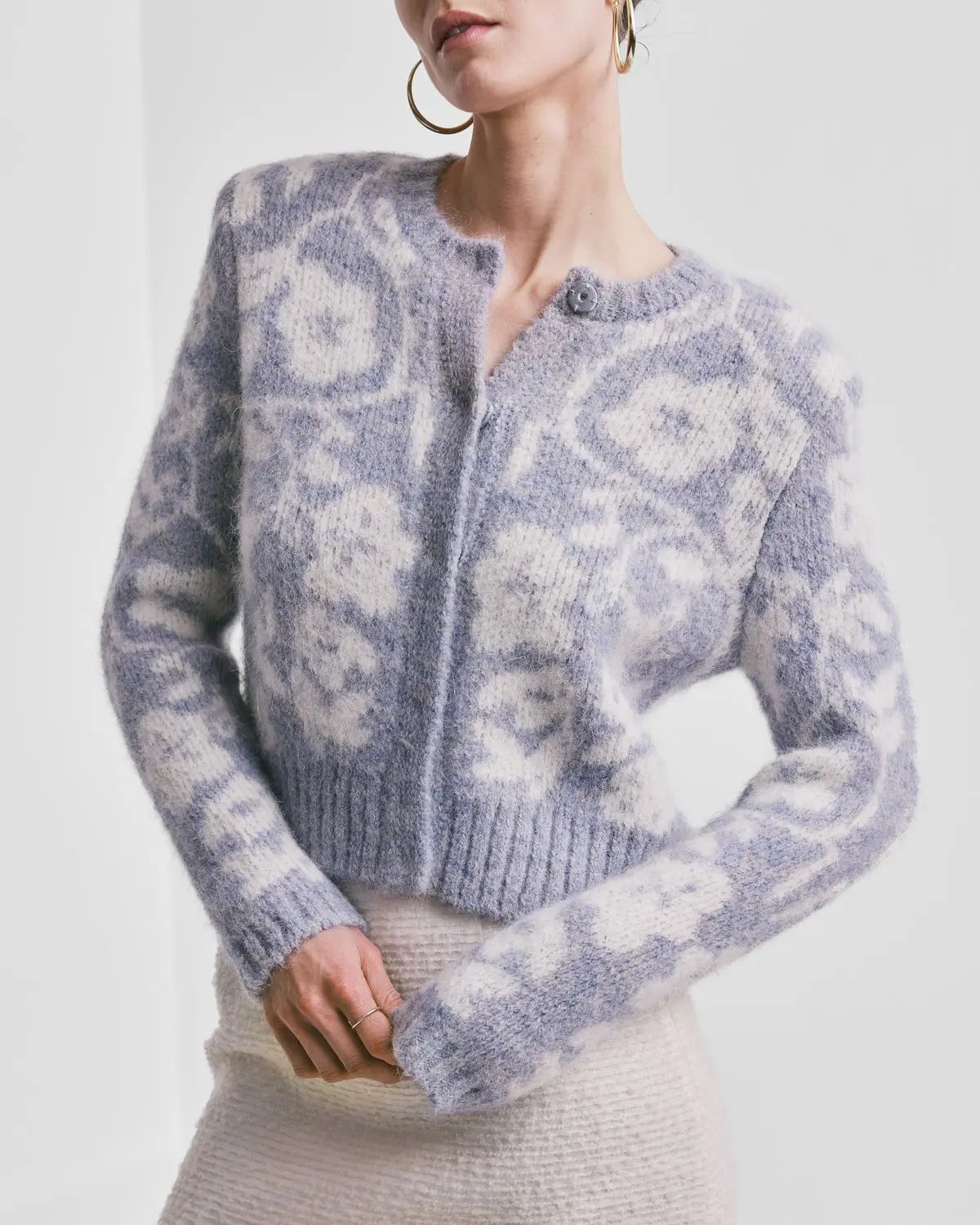 BY TIMO Jacquard Knit Jacket