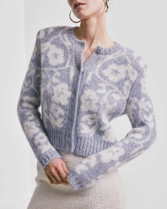 BY TIMO Jacquard Knit Jacket