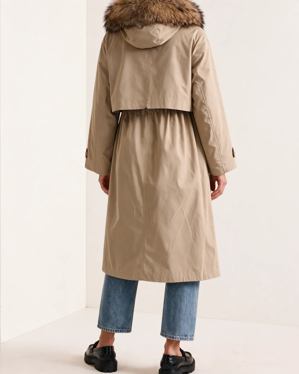 Padded Maxi Parka, camel