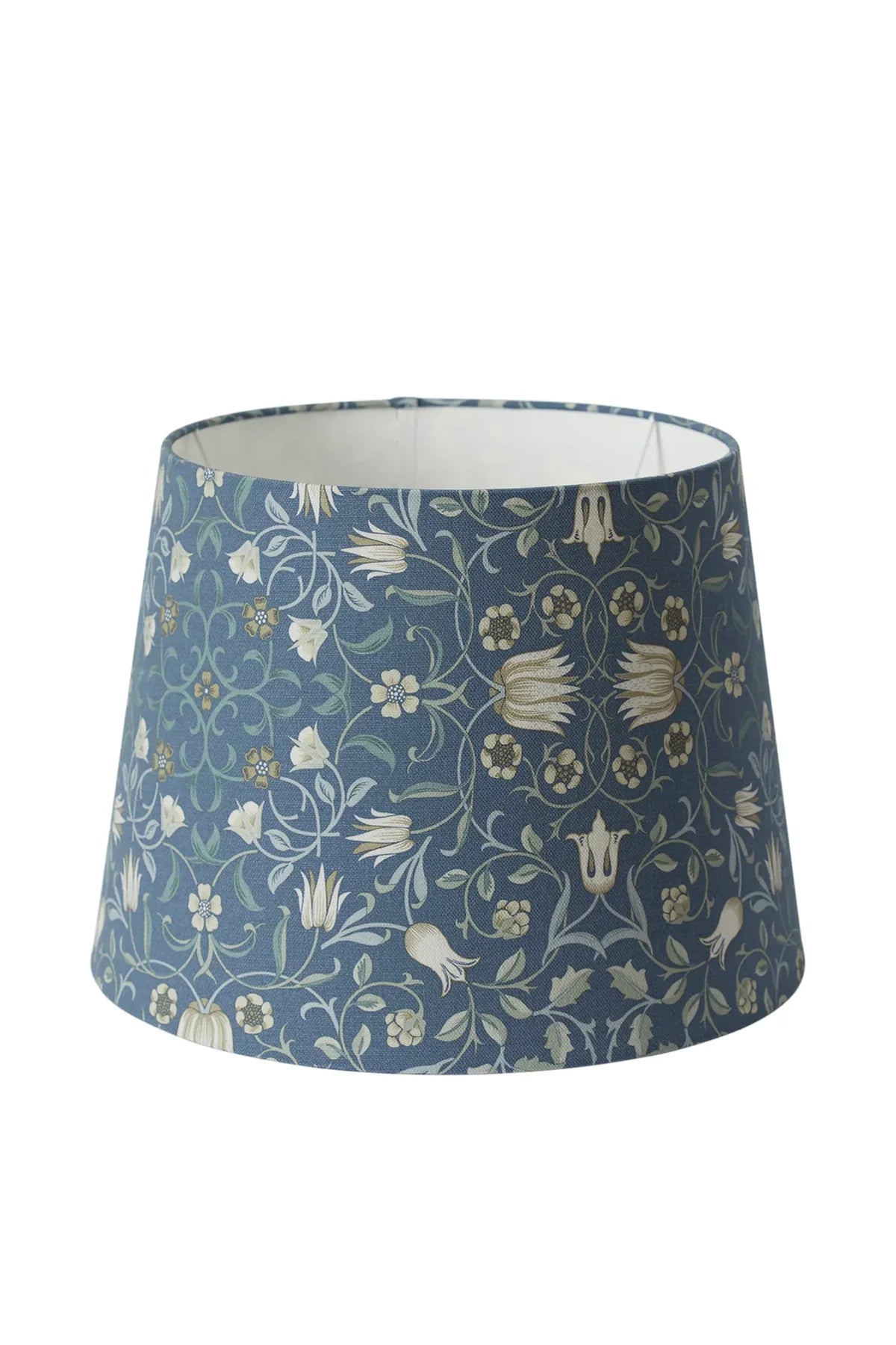 Lampeskjerm Qvist Classic Round, William Morris Holland Park, blå, 32 cm
