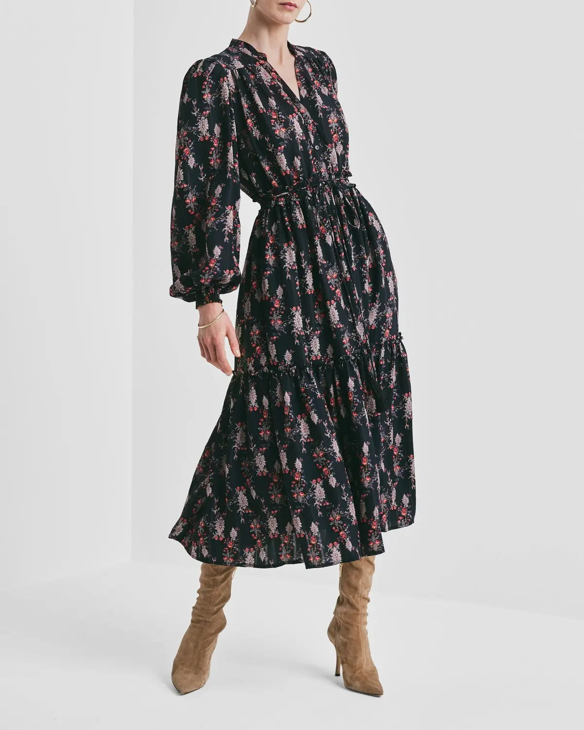 BY TIMO Bohemian Midi Dress