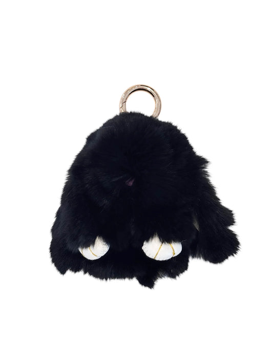 DARK Bunny Bag Charm, Black