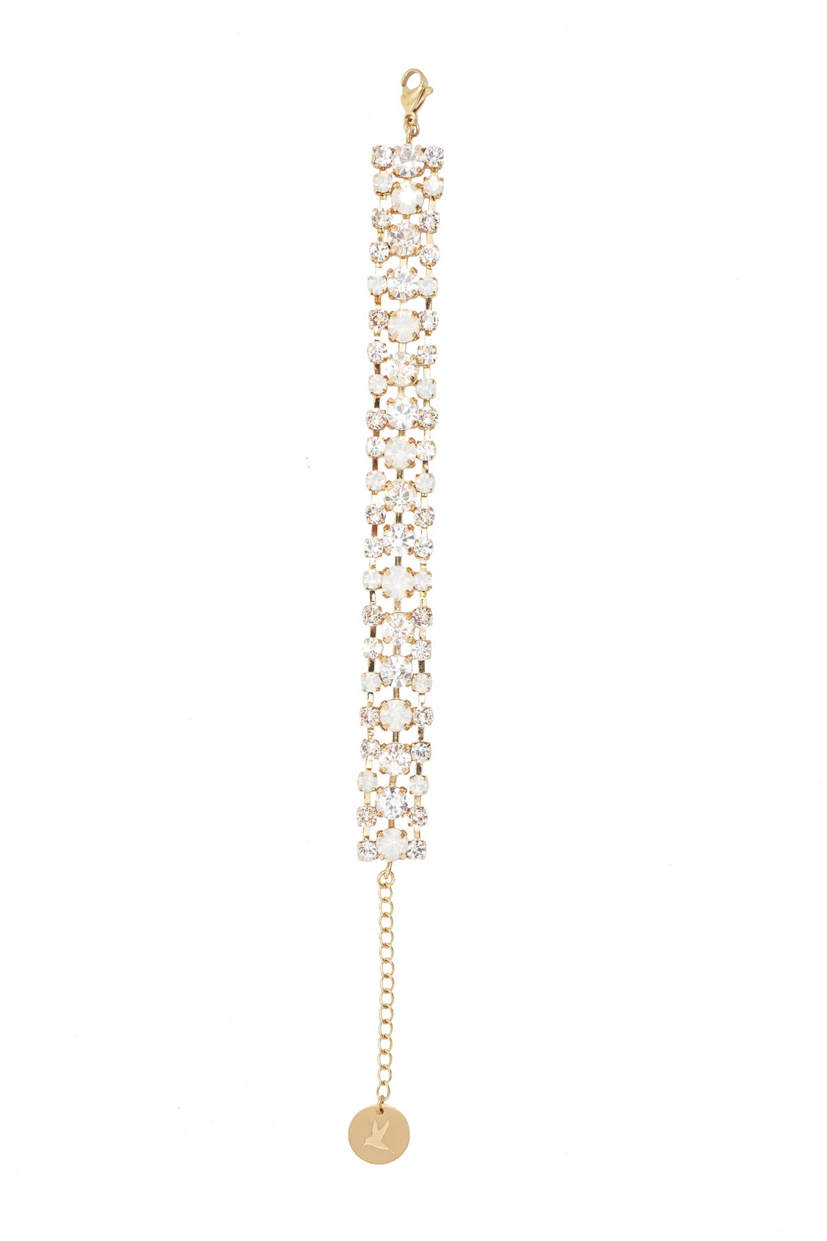 CAMILLA Armbånd Carolina Swarovski lux - White opal/Golden