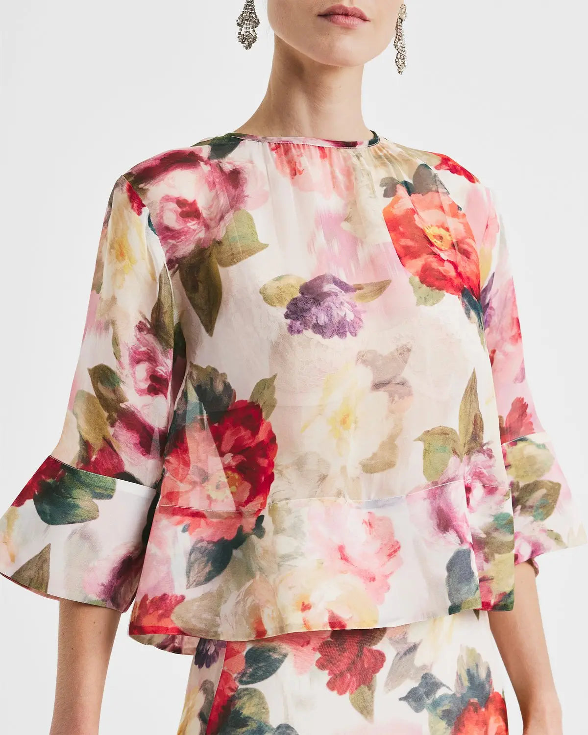 BY TIMO Organza top, breeze