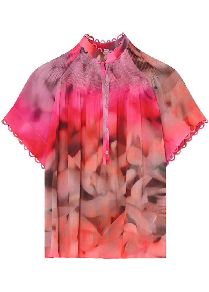 Gustav Amber Chiffon Blouse