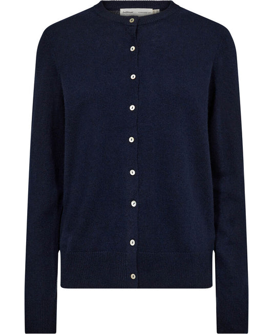 Lukka kasjmir cardigan, marine blue