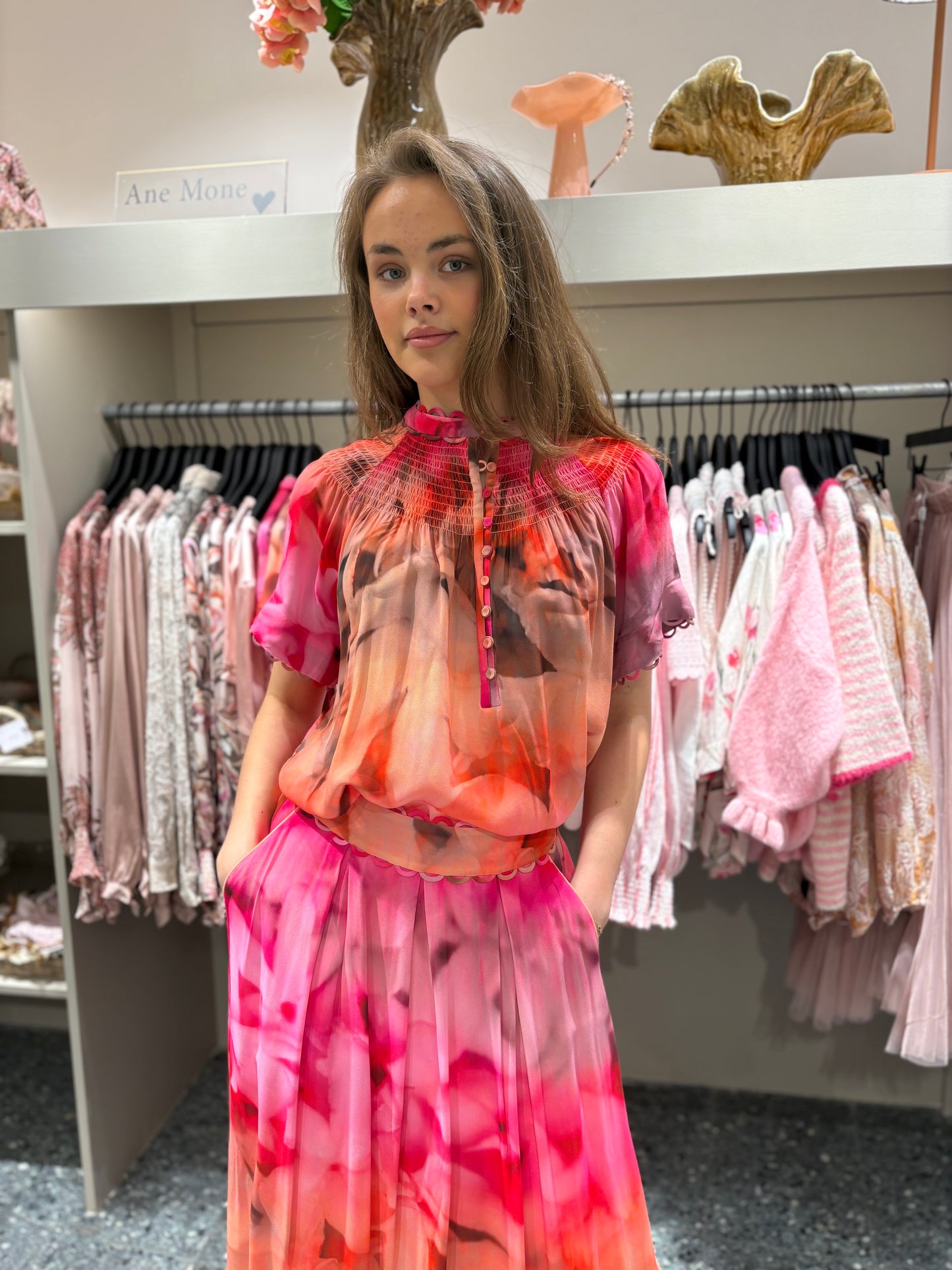 Gustav Amber Chiffon Blouse