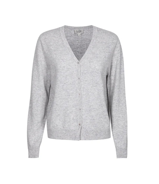 CLOSE TO MY HEART Ruby Cardigan, Mist grey melange