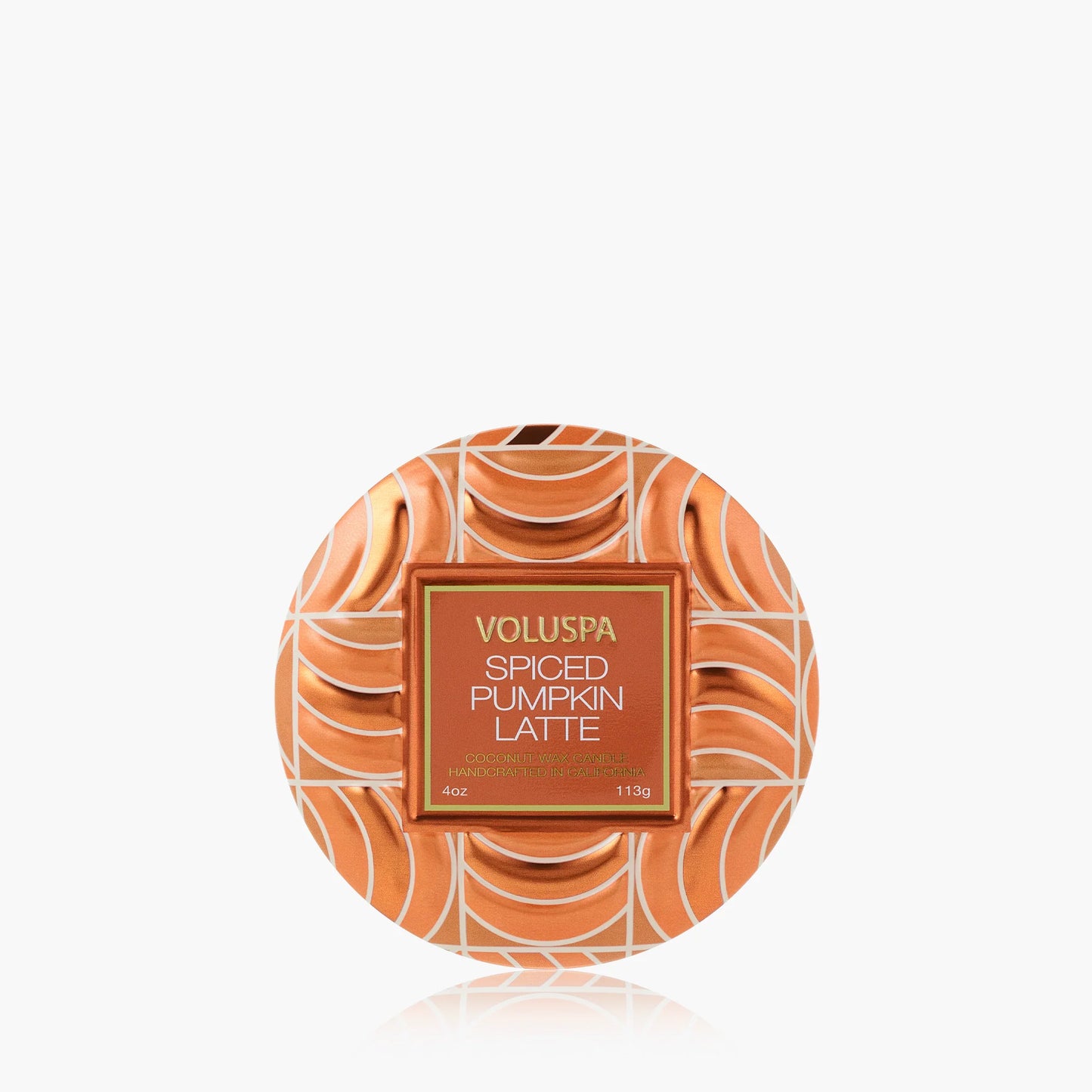 VOLUSPA Mini Tin Candle, Spiced Pumpkin Latte