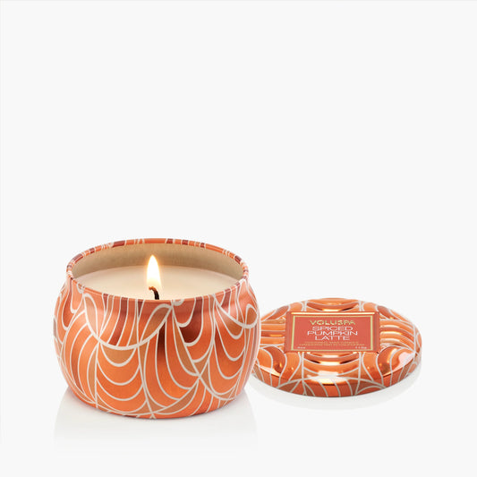 VOLUSPA Mini Tin Candle, Spiced Pumpkin Latte