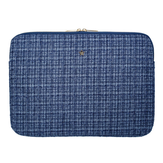 DARK Tweed Mac Cover, Grisalle blue