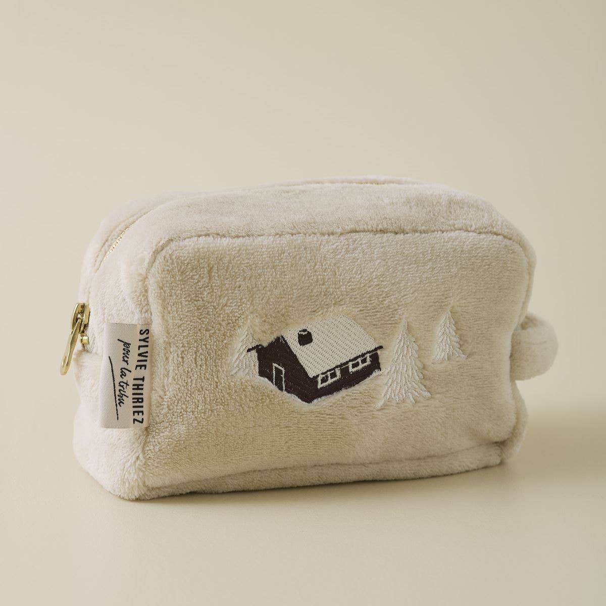 Polar case Au coeur de la vallée beige: 45x45 cm