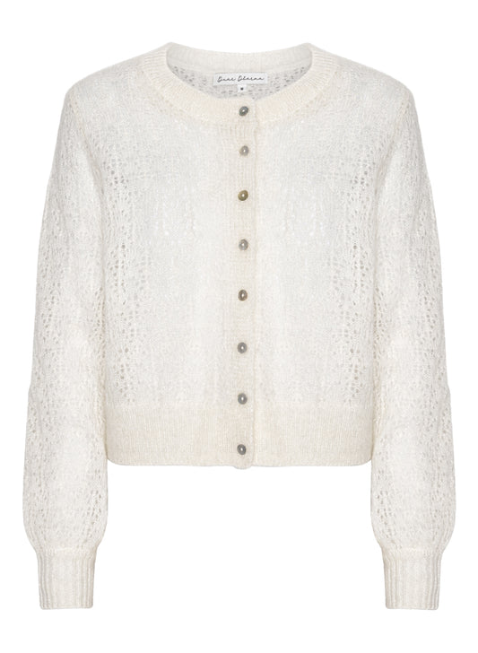 DEAR DHARMA Aimi Cardigan, Creme