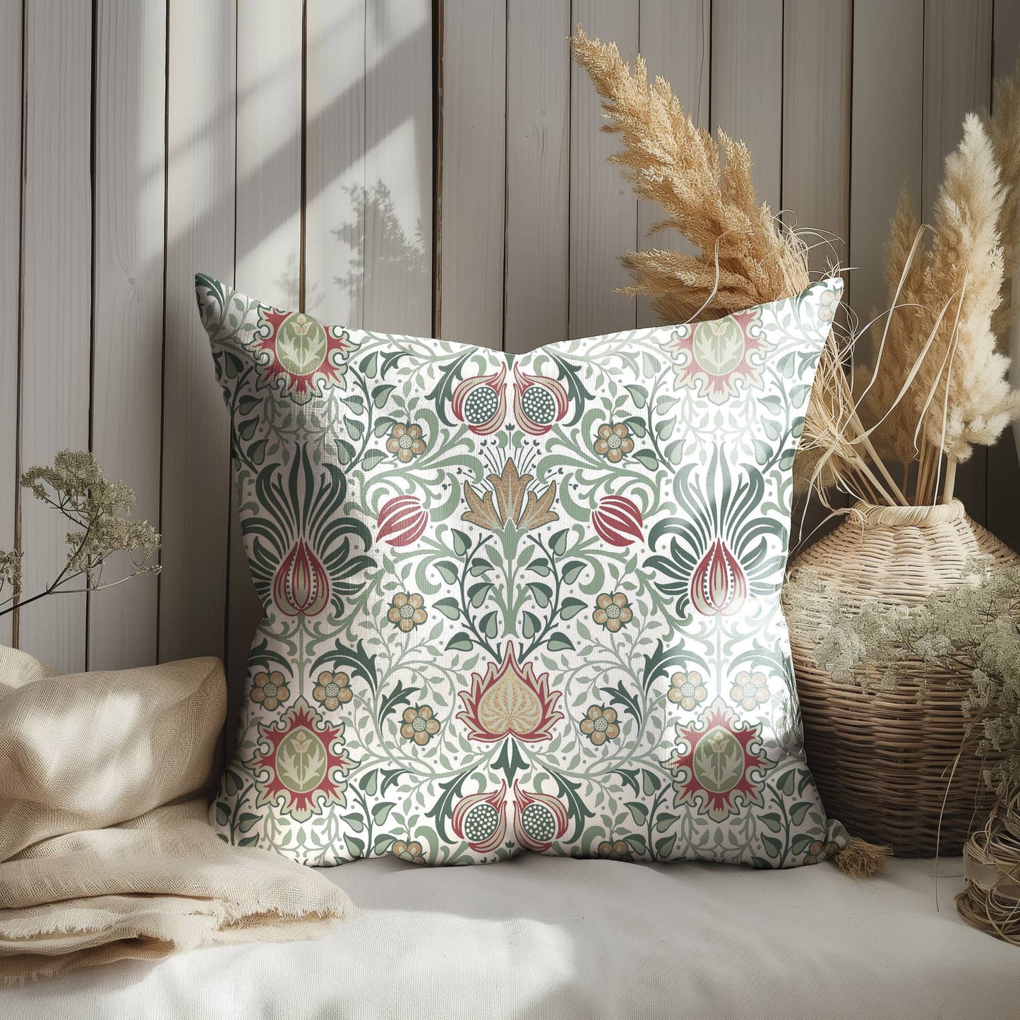 William Morris Persian putetrekk i lin,  50x50cm