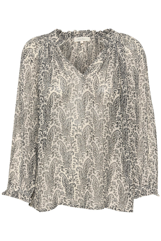 Elsia Bluse, French Oak Paisley