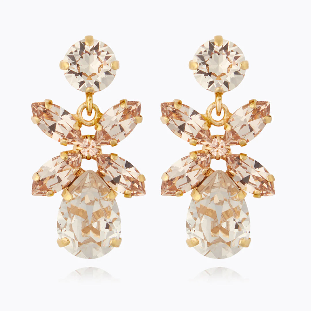 CAROLINE SVEDBOM Mini Dione earrings gold, Silk