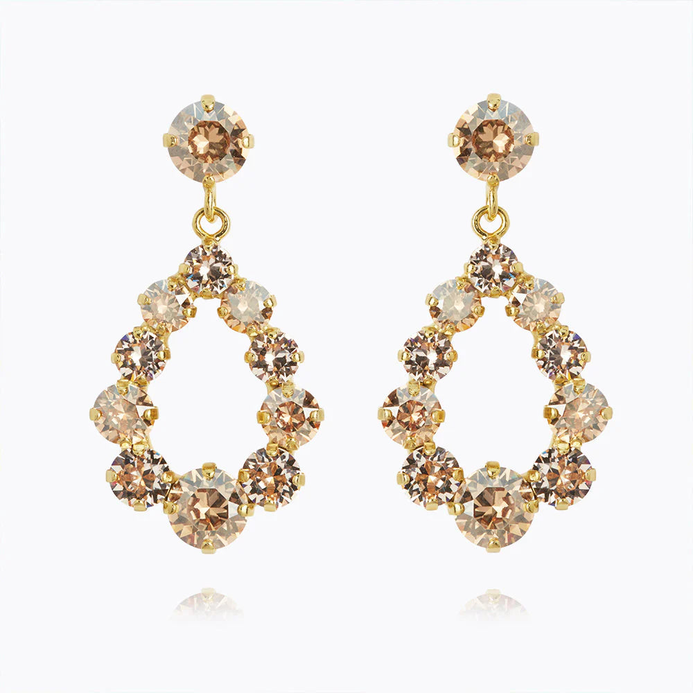 CAROLINE SVEDBOM Mini Delia earrings gold, Golden combo