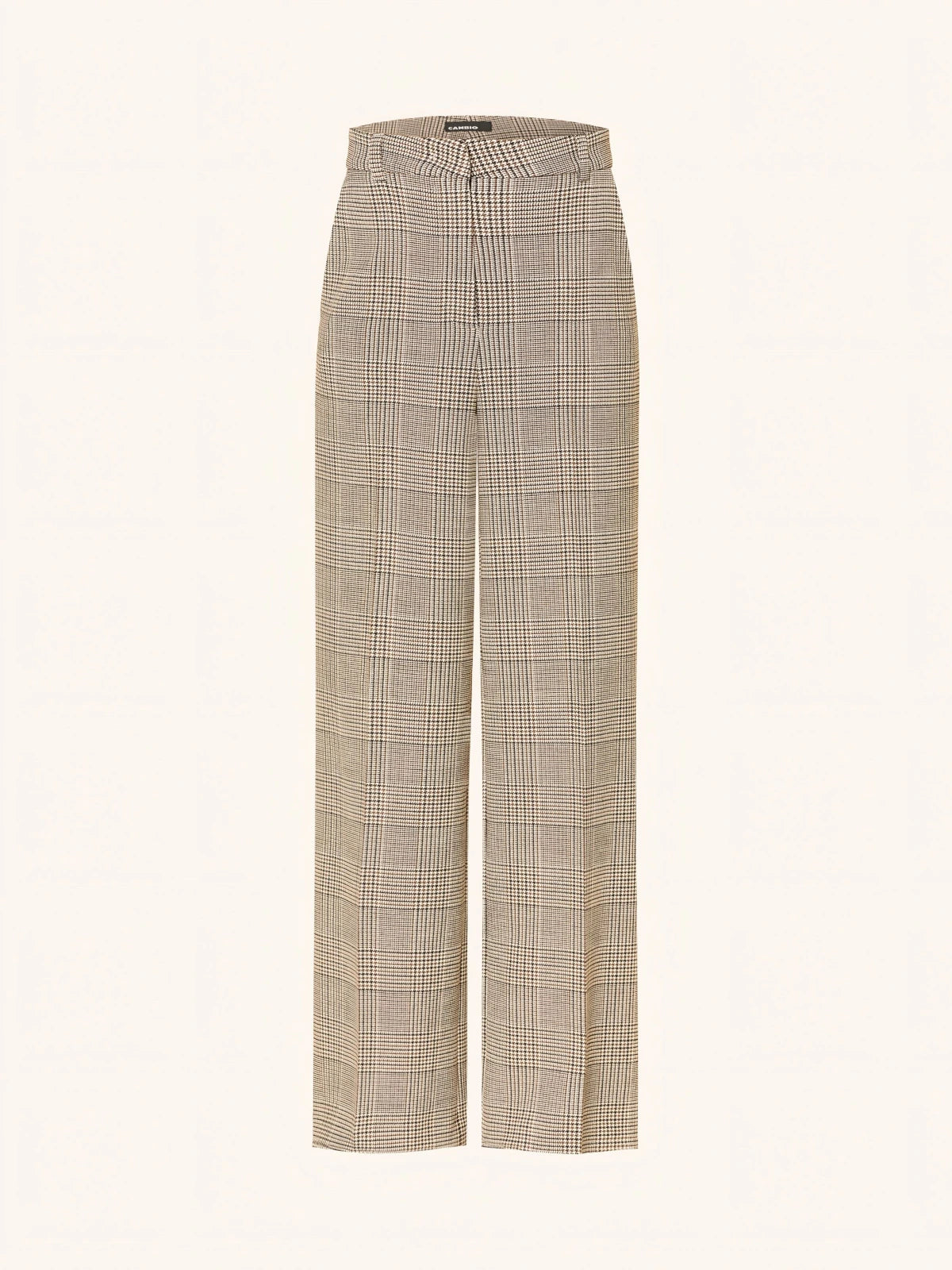 Cambio Alexis Wool Pants Glencheck Turtue/Brown