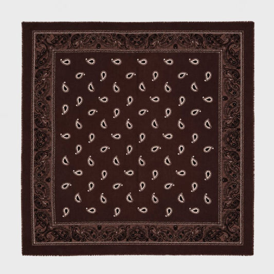 From Paris With Love, Paisley Scarf, Brown