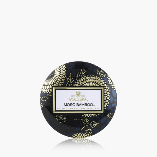 Voluspa Moso Bamboo Mini Tin Candle